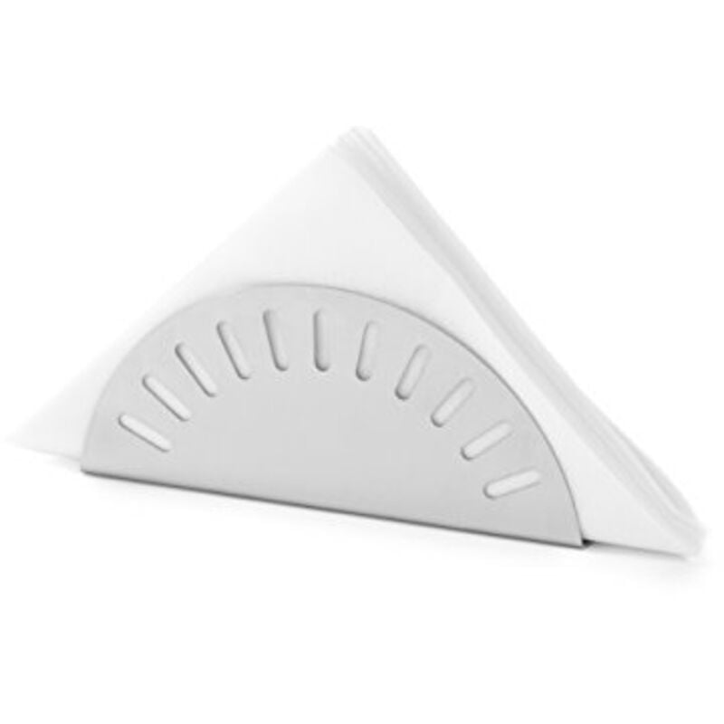 foto del prodotto porta tovaglioli in acciaio, porta tovaglioli semicircolare - hendi 428511