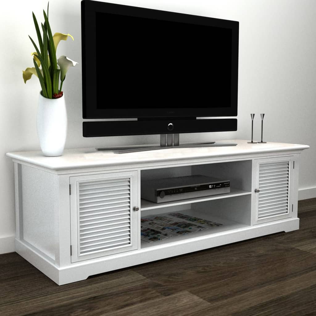 foto del prodotto porta tv bianco in legno