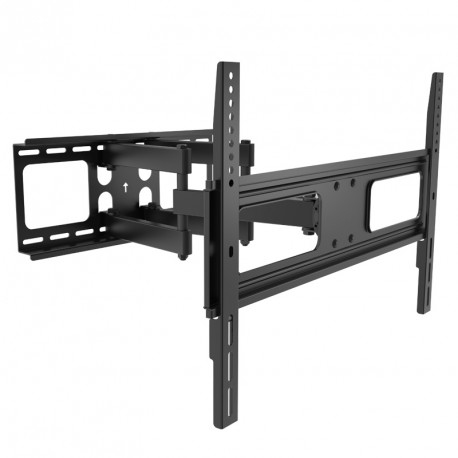 foto del prodotto porta tv inclinabile girevole e pieghevole 55 70 140 178 cm nero