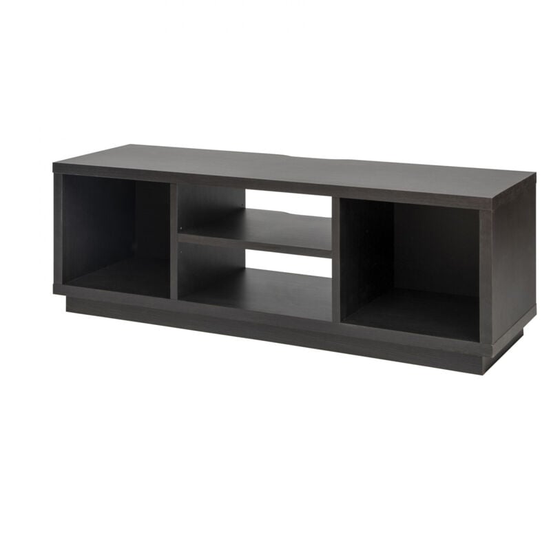 foto del prodotto porta tv mobile tv tv supporto in legno porta tv con ripiani aperti porta tv per tv da 55 pollici, legno massello, ufficio, soggiorno tv cabinet