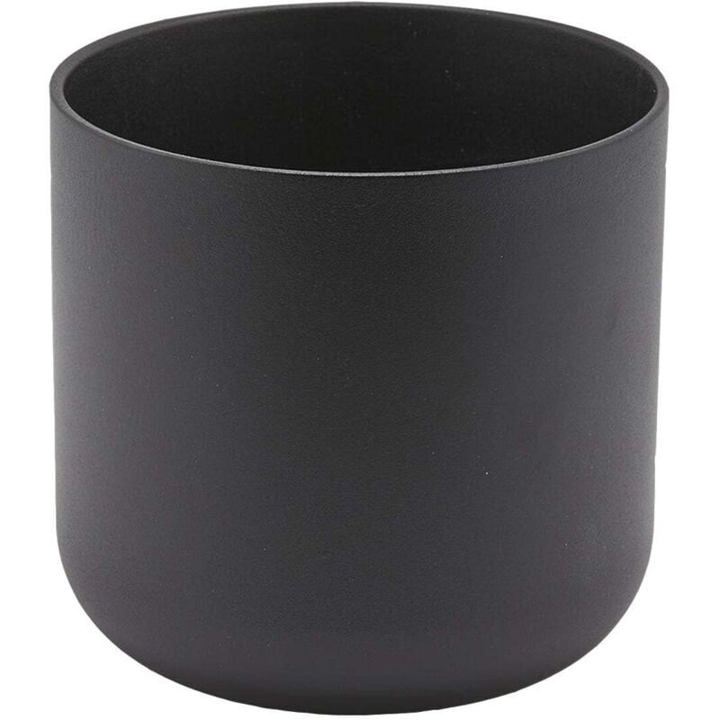 foto del prodotto porta vaso in ceramica classic piccolo da esterno ed interno moderno 13 x h 13 cm antracite