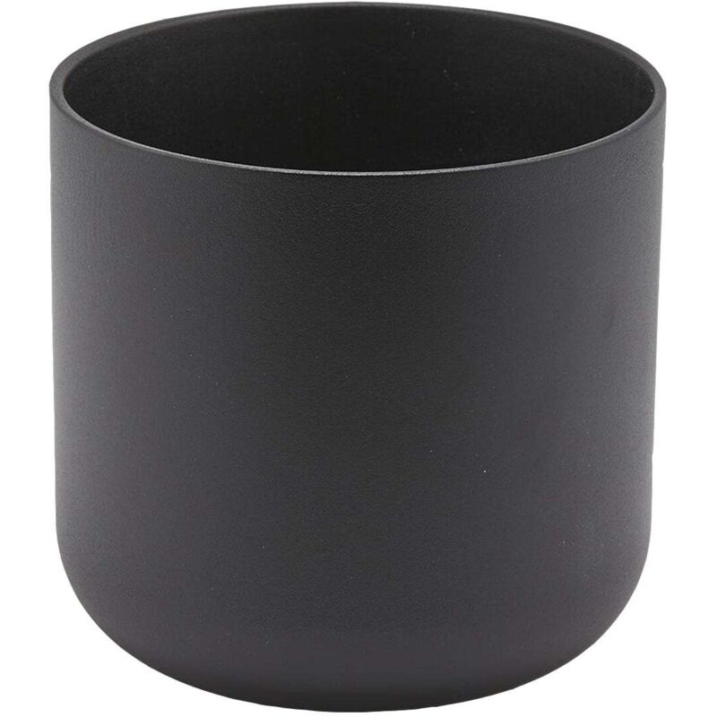 foto del prodotto porta vaso in ceramica classic piccolo da esterno ed interno moderno 15 x h 15 cm bianco