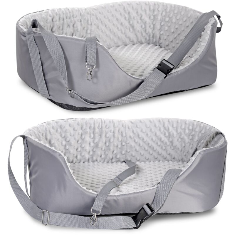 foto del prodotto portaauto 50x40 cm grigio minky