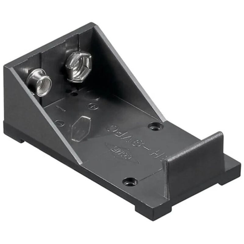 foto del prodotto portabatteria per 1 batteria 9 volt collegamento saldare box contenitore