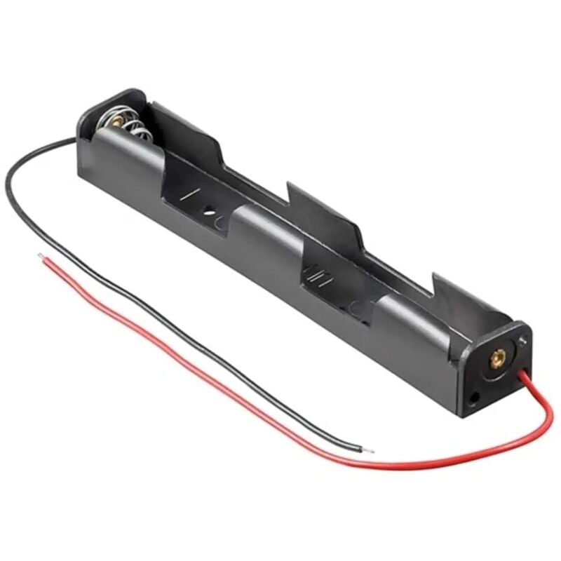 foto del prodotto portabatterie per 2 batterie stilo aa collegamento a filo