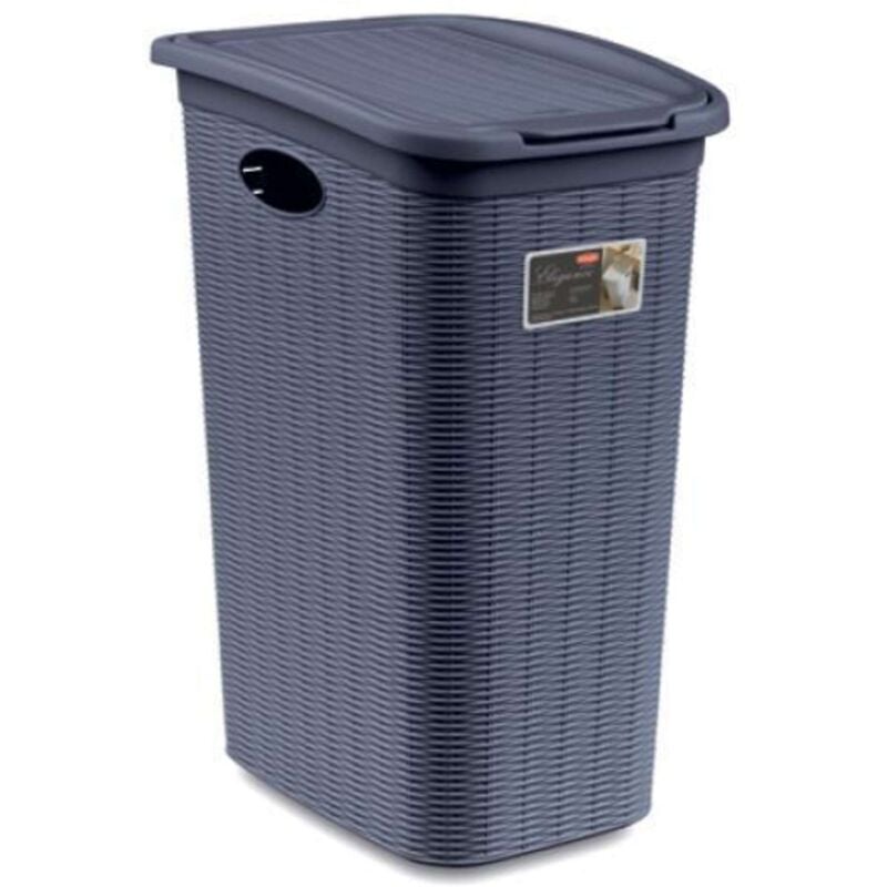foto del prodotto portabiancheria elegance lt.36 blu navy 30504