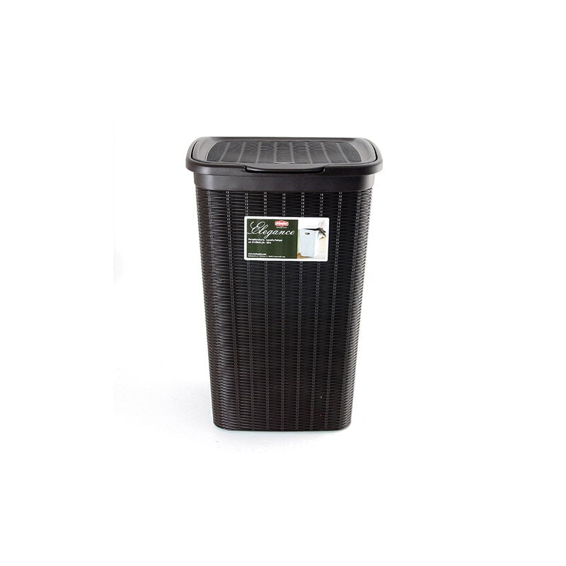 foto del prodotto portabiancheria elegance lt.36 moka 30502