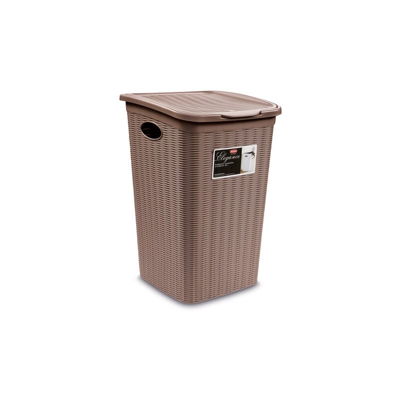 foto del prodotto portabiancheria elegance lt.50 tortora 30051