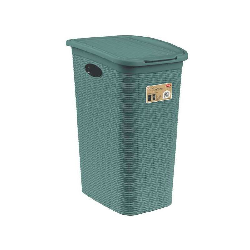 foto del prodotto portabiancheria elegance slim green 36 stefanplast