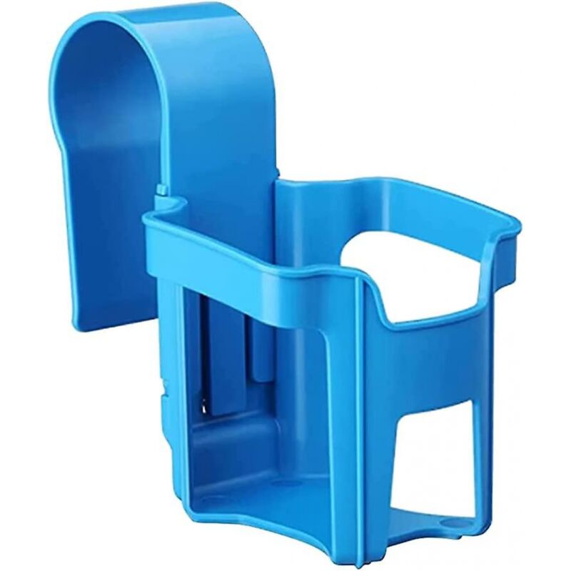 foto del prodotto portabicchieri da bordo piscina, portabicchieri anti rovesciamento per piscine fuori terra, portabicchieri per feste in piscina, blu, 1 pezzo