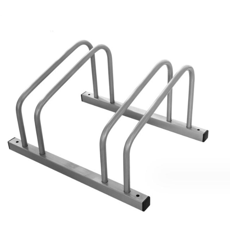 foto del prodotto portabiciclette espositore per biciclette portabiciclette da montagna multiruota per 2 bici