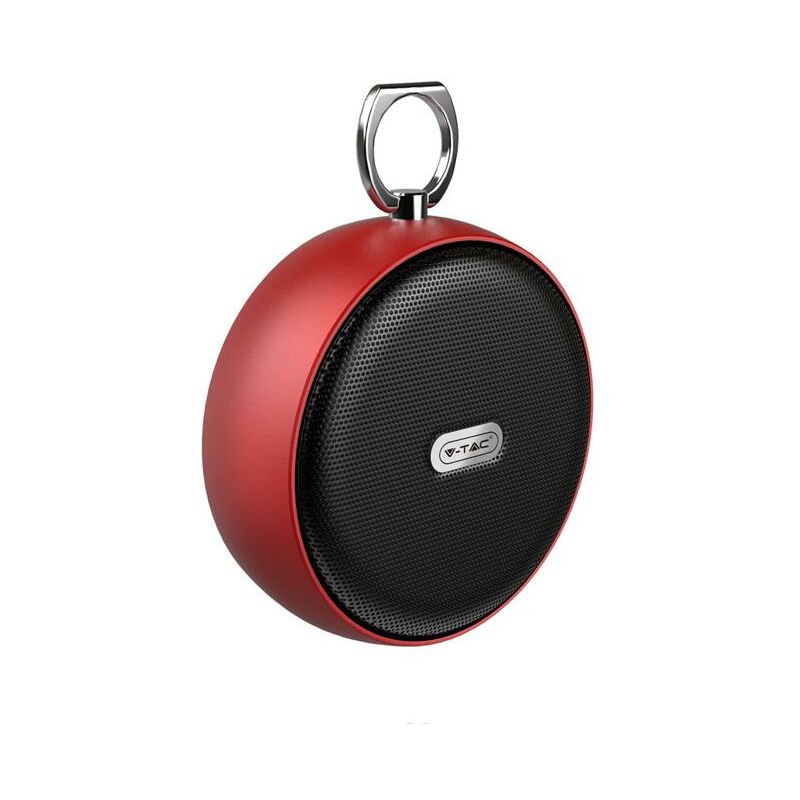 foto del prodotto portable altoparlante portatile micro usb high end cable 800mah batteria corpo rosso