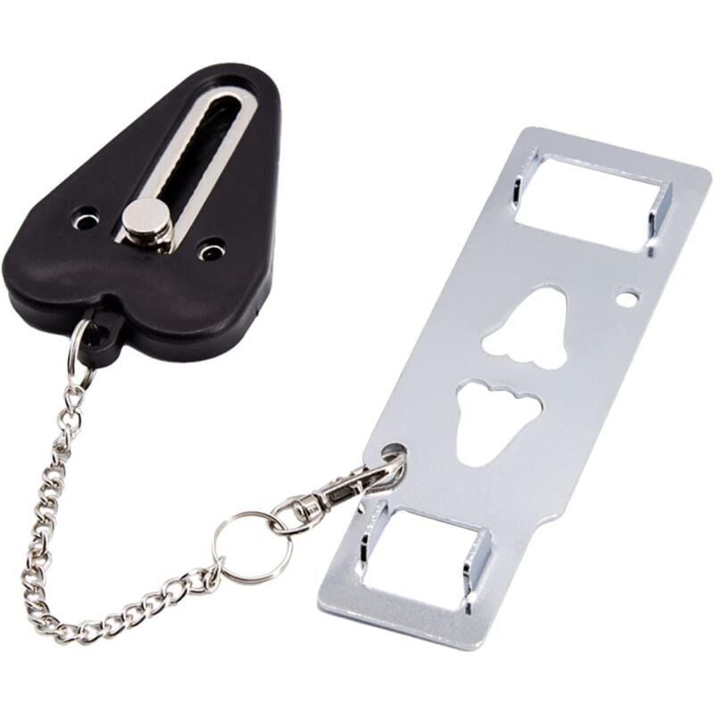 foto del prodotto portable door lock security for home security, travel door lock, dorm basic lock