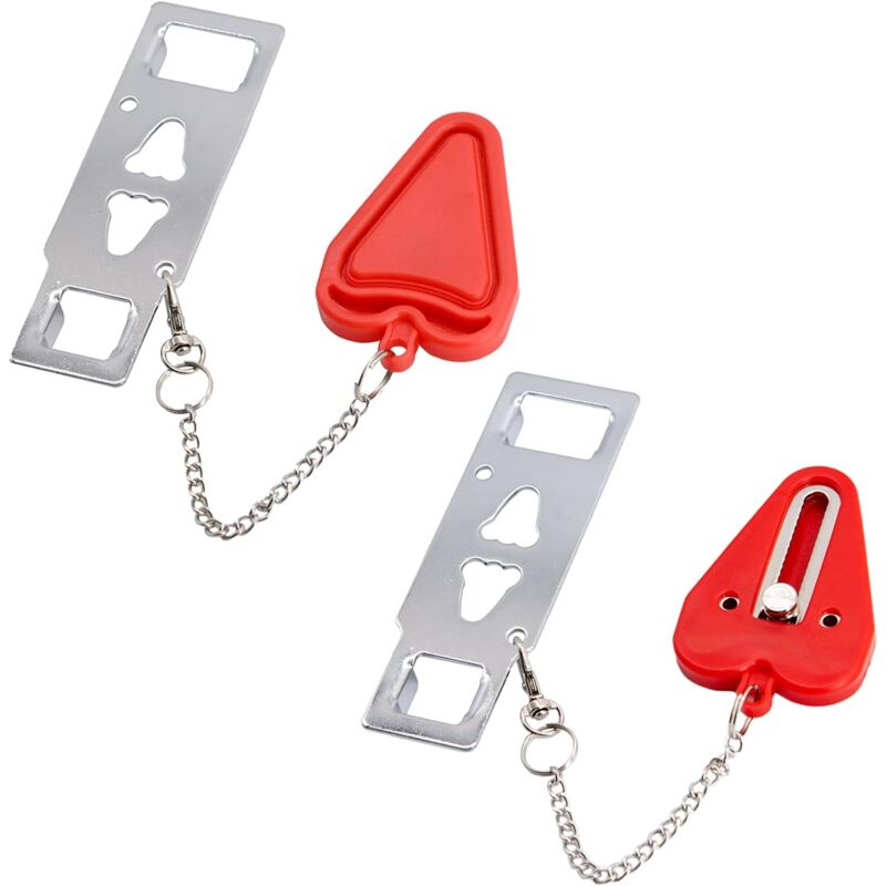 foto del prodotto portable door lock security for home security, travel door lock, dorm basic lock