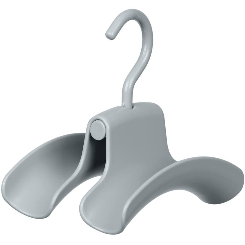 foto del prodotto portaborse herkules 3 pezzi set di 3 ganci doppi per borse, guardaroba per borse, abs, 9 x 12.5 x 14 cm, grigio wenko