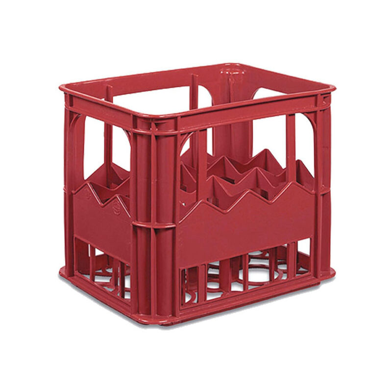 foto del prodotto portabottiglie cantina - rosso - 12 posti - stefanplast