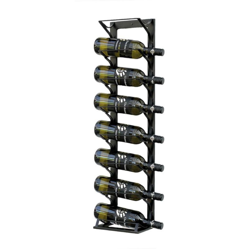 foto del prodotto portabottiglie etude wall stand metal black 96318 portabottiglie per 8 bottiglie portabottiglie portabottiglie portabottiglie portabottiglie
