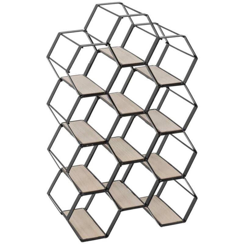 foto del prodotto portabottiglie nero arty 12 bottiglie atmosphera cr ateur d'int rieur