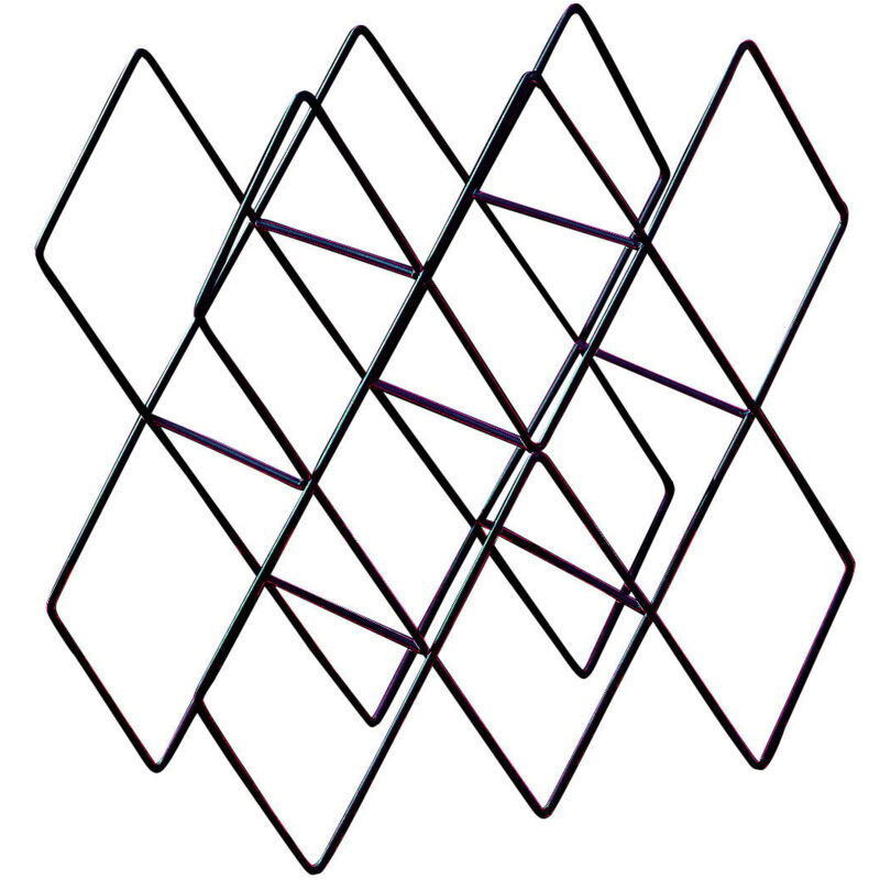 foto del prodotto portabottiglie per 10 bottiglie in acciaio boro sklum