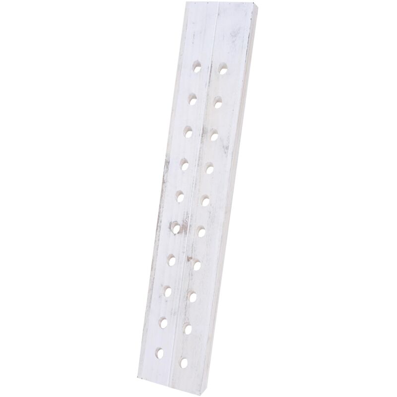 foto del prodotto portabottiglie per 20 bottiglie da parete aspetto bianco vintage 040008142