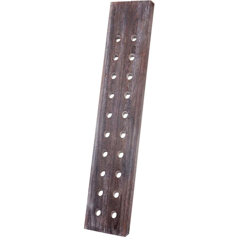 foto del prodotto portabottiglie per vino per 20 bottiglie stile vintage marrone 040003781