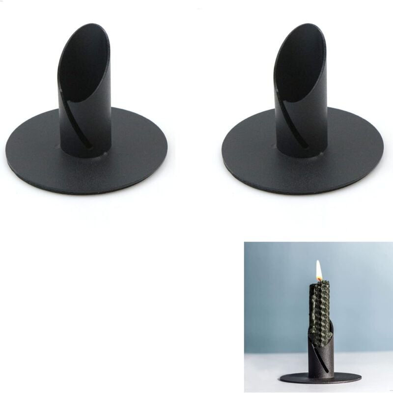foto del prodotto portacandele in metallo colonna ramo lampadario portacandele portacandele mini candela decorazione a cono creativo fai da te stufa set da tavola albero soggiorno camera da letto decorazione (2-set cut