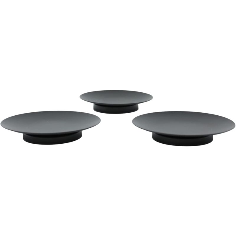 foto del prodotto portacandele in metallo per candele a colonna, piatti decorativi per candele per la casa, la tavola, il matrimonio, la spa set di 4 piatti per