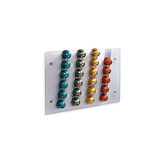 foto del prodotto portacapsule da parete a ventosa per capsule nespresso