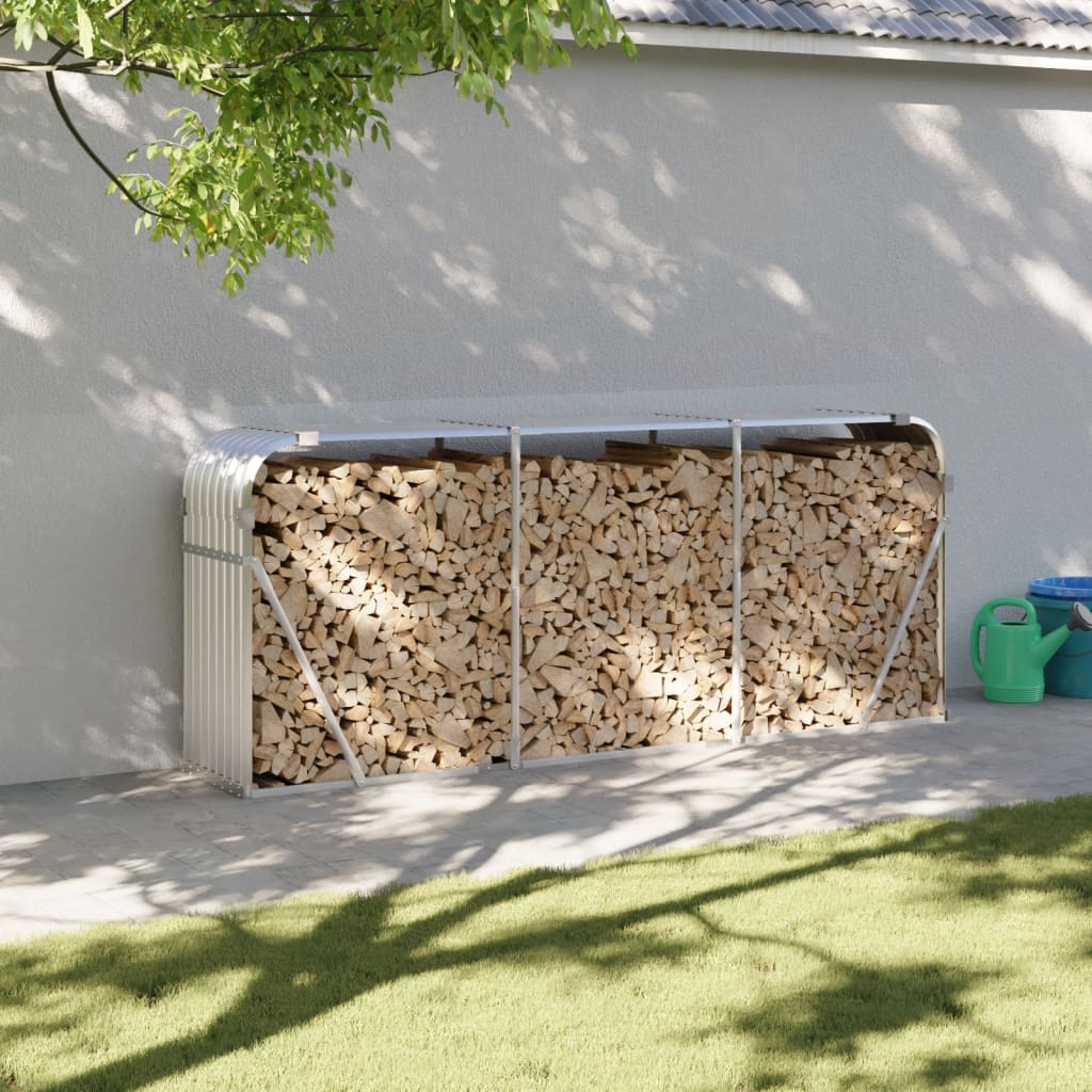 foto del prodotto portaceppi argento 234x45x100 cm in acciaio zincatocod mxl 109110