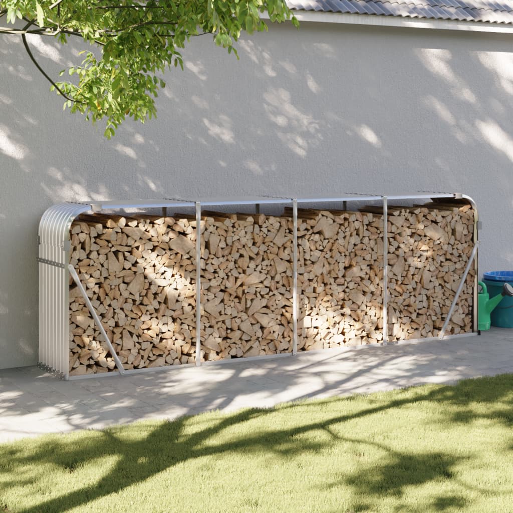 foto del prodotto portaceppi argento 300x45x100 cm in acciaio zincatocod mxl 85145