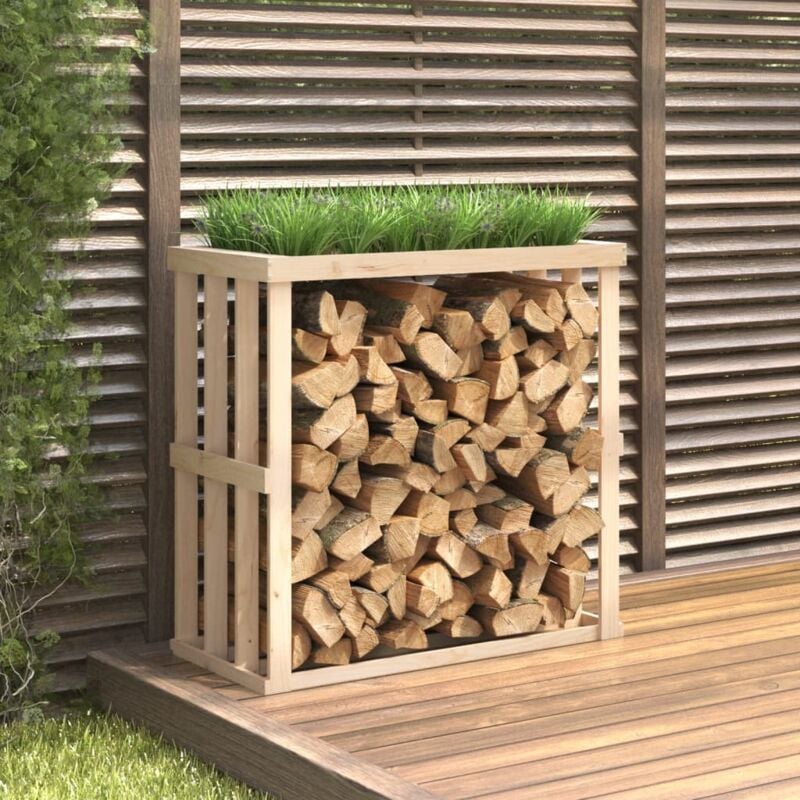 foto del prodotto portaceppi da esterno 108x52x106 cm legno massello pino vidaxl
