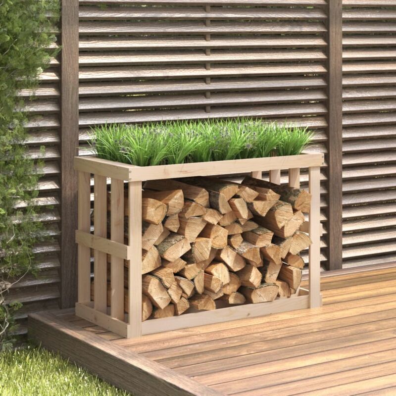 foto del prodotto portaceppi da esterno 108x52x74 cm legno massello di pino vidaxl