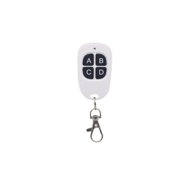 foto del prodotto portachiavi con telecomando, 433 mhz, telecomando universale wireless per clonazione, per porte da garage, cancelli