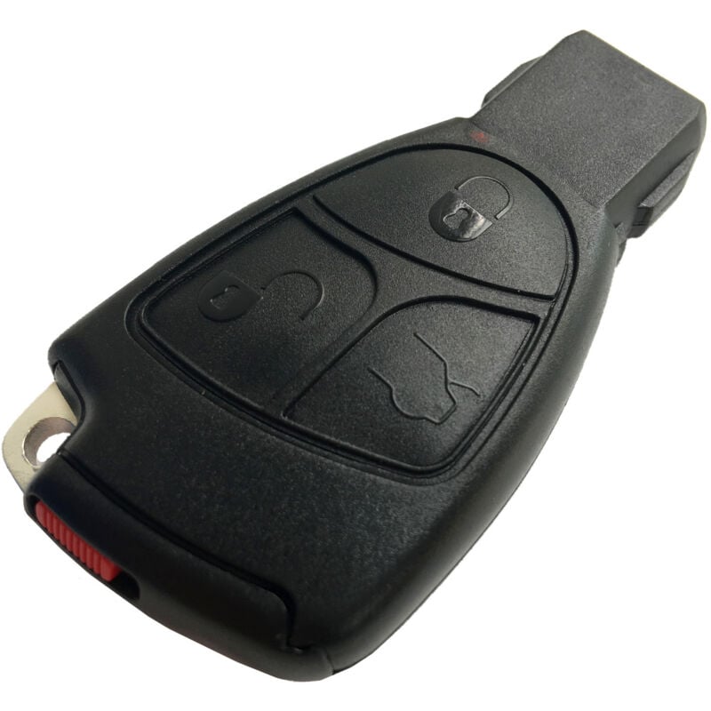 foto del prodotto portachiavi con telecomando a 3 pulsanti per mercedes benz sollbry