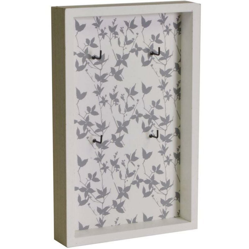 foto del prodotto portachiavi legno lucia 4p cm16x3,5h25