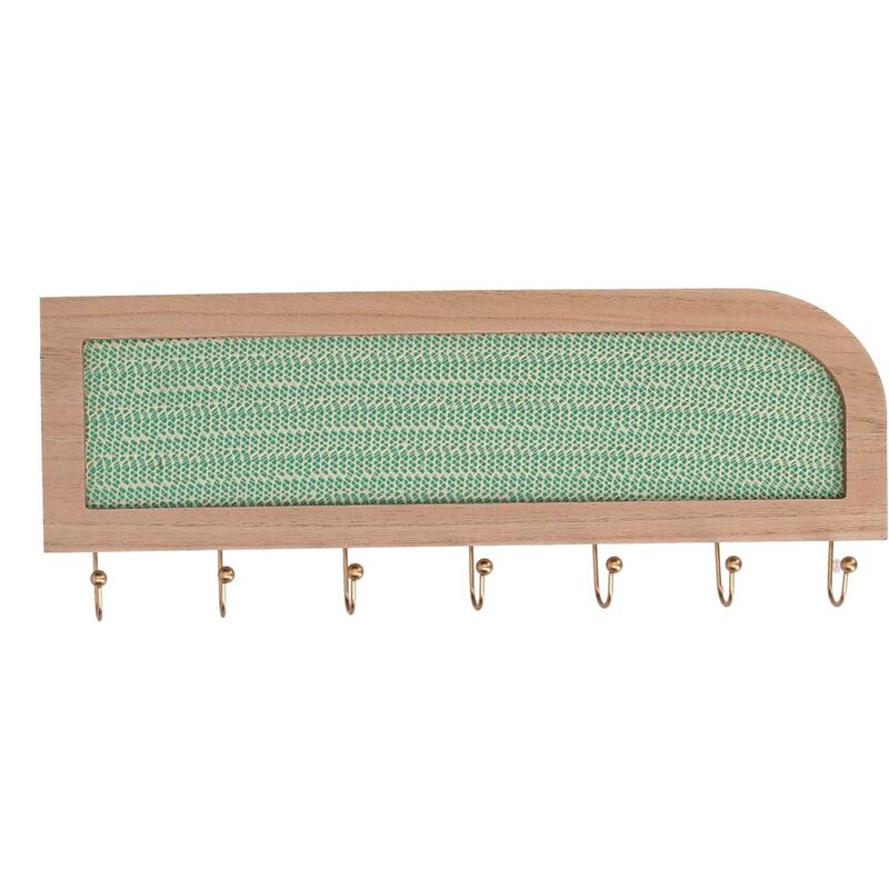 foto del prodotto portachiavi legno marrone rettangolare cm40x2,5x16,5