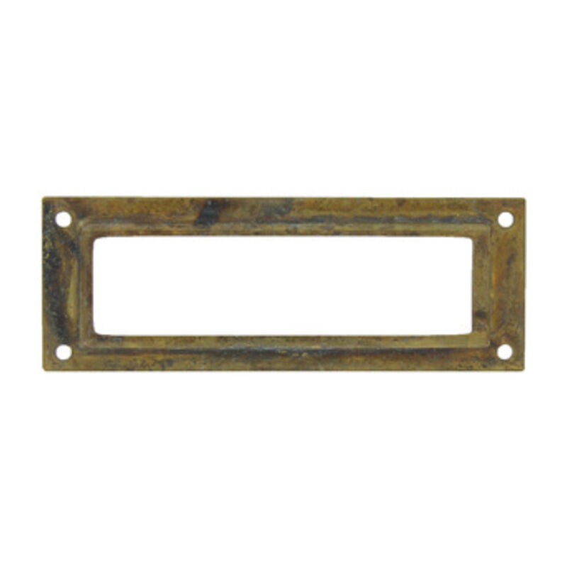 foto del prodotto portaetichetta antich.45123 mm.80x29 ottone an. prezzo per 1 pezzo.