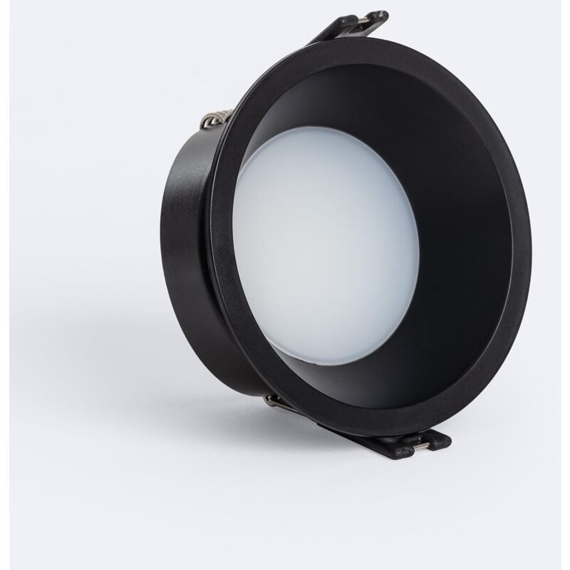 foto del prodotto portafaretto downlight c nico ip65 lampadina led gu10 gu5.3 foro 85 mm nero