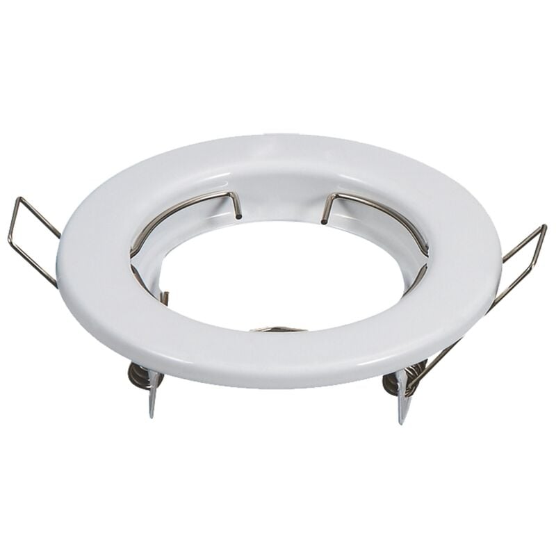 foto del prodotto portafaretto gu10 mr16 da incasso 80mm bianco rotondo confezione 2pz aigostar
