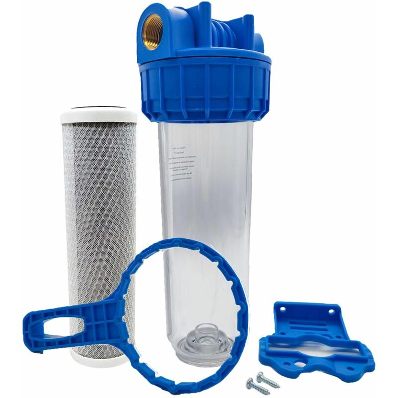 foto del prodotto portafiltro acqua 9 3 4 26 34f filtro 2 in 1 carbone e sedimenti 5 m