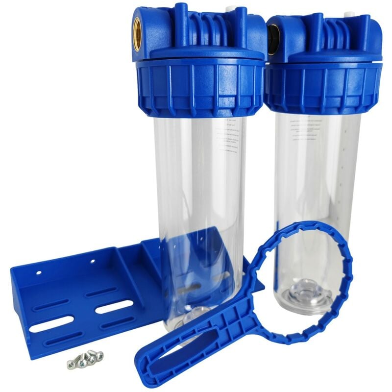foto del prodotto portafiltro doppio per acqua nuda 9'3/4 20/27f