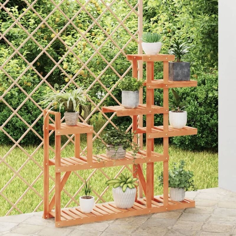 foto del prodotto portafiori 110x25x111 cm in legno massello di abete vidaxl