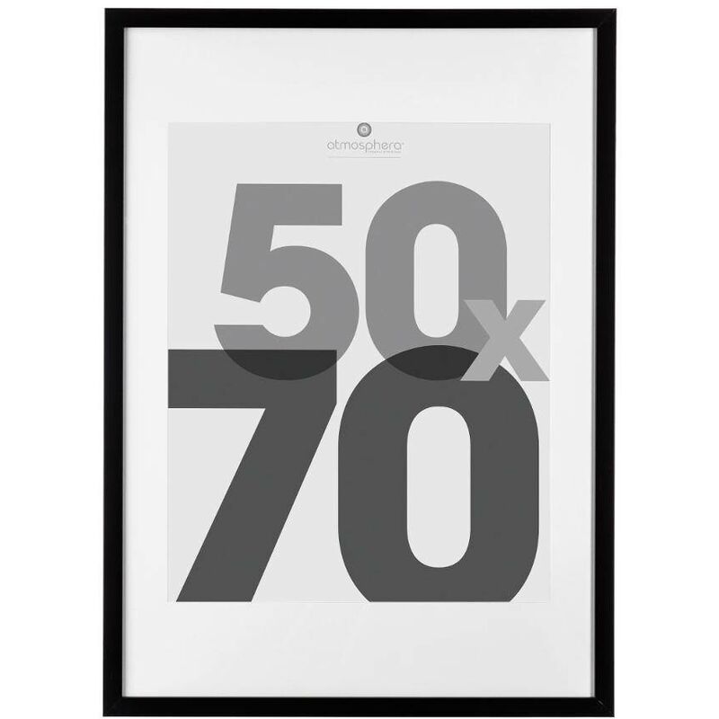 foto del prodotto portafoto in legno eva nero 50x70cm atmosphera cr ateur d int rieur