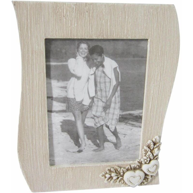 foto del prodotto portafoto shabby chic onda cm 18,5 x 2,5 x 24,5 h