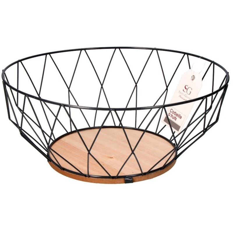 foto del prodotto portafrutta baltik grigio metallizzato 28 cm