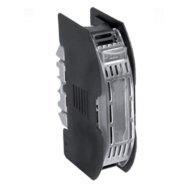 foto del prodotto portafusibile con protezione per fusibili nh 0, unipolare, 690v 160a, fissaggio su guida din, tipo pnh0 din ip20 wimex 5550217d