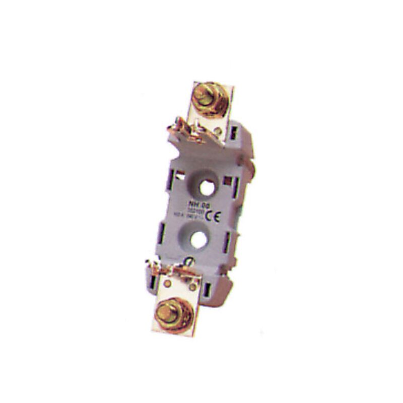 foto del prodotto portafusibile per fusibili nh 1, unipolare, 690v 250a, fissaggio su guida din o a vite, tipo pnh1 din wimex 5550275