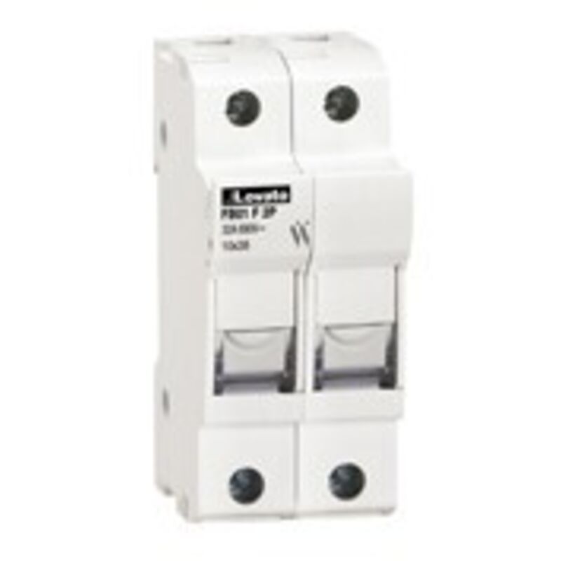 foto del prodotto portafusibili sezionabili 2p 10x38 lovato cod. fb01f2p 