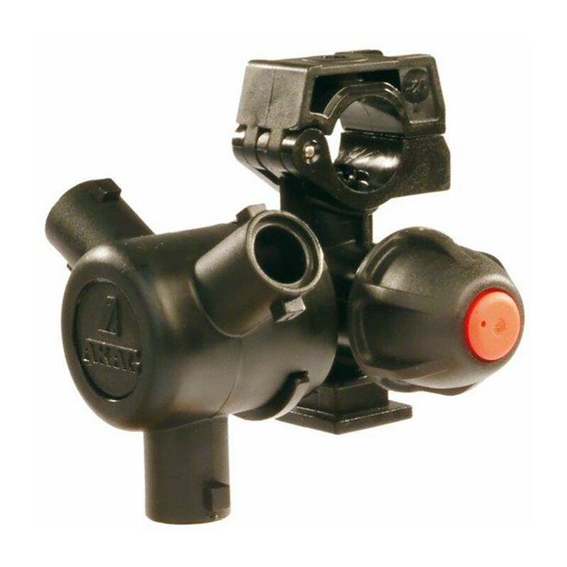 foto del prodotto portagetto per tubo flessibile per diserbo a 3 vie con antigoccia a membrana 1/2