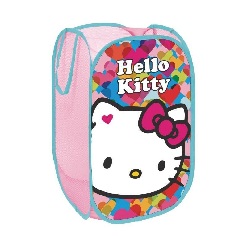 foto del prodotto portagiochi in tessuto pop up hello kitty